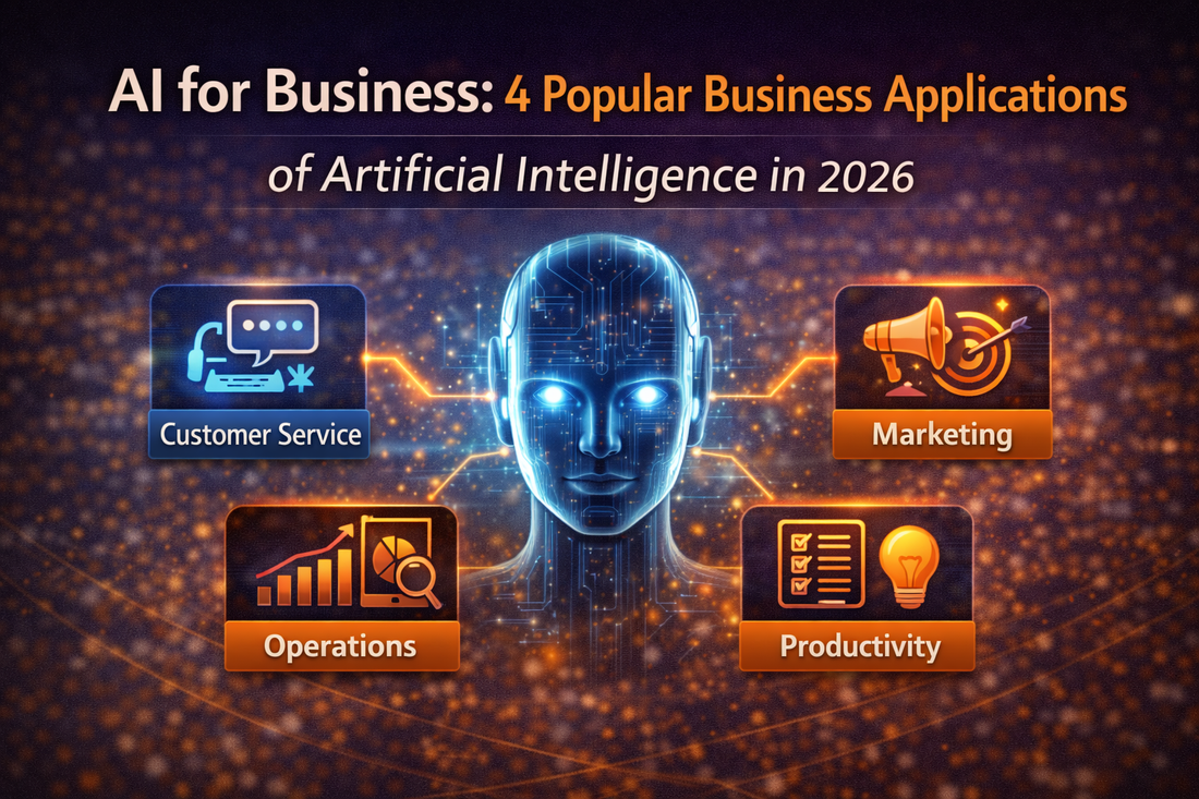 Discover 4 practical business applications of artificial intelligence in 2026